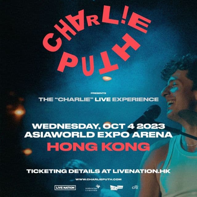 Charlie Puth "The “Charlie” Live Experience" 亞洲巡迴演唱會 香港站 2023