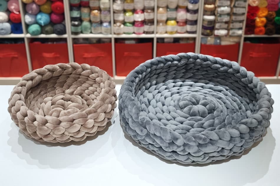 手織絲絨貓狗寵物窩工作坊