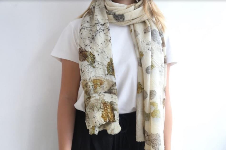 植物印染圍巾工作坊