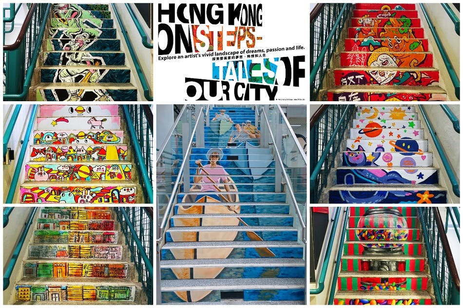 Hong Kong On Steps: Tales of Our City 樓梯繪畫