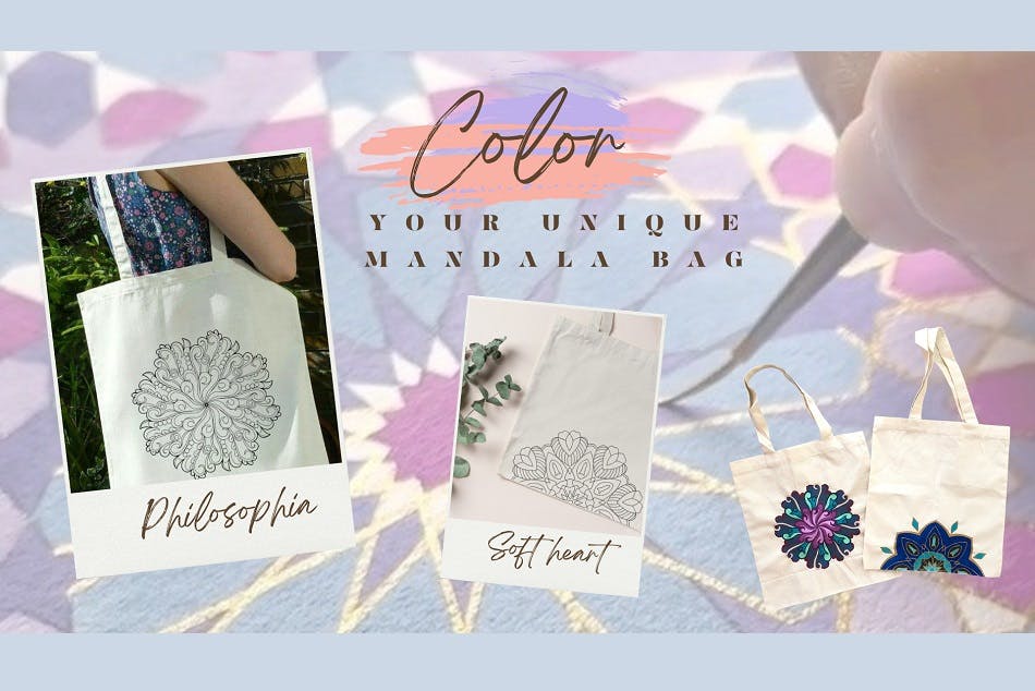 Color Your Unique Mandala Bag Workshop: Songs of Mind